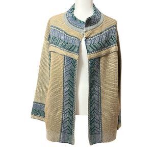 🔥 Cato Bohemian Knit Flyaway Cardigan M EUC! 🔥